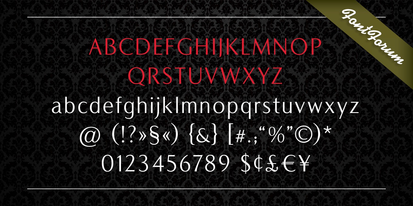 LP Saturnia Relief Font preview